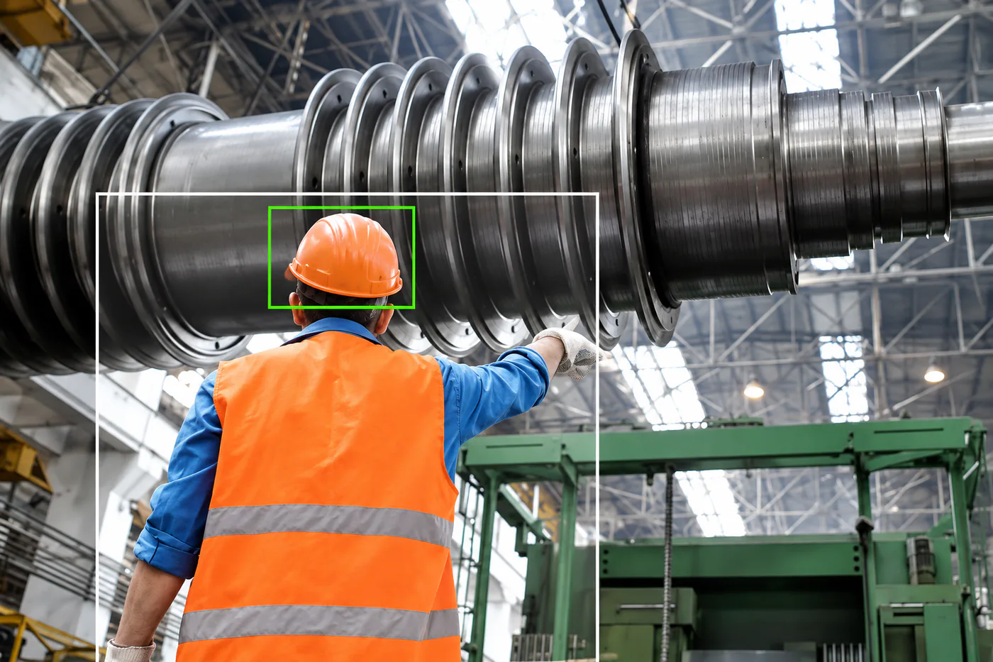 Computer vision monitoring industrial safety equipment in a manufacturing facility